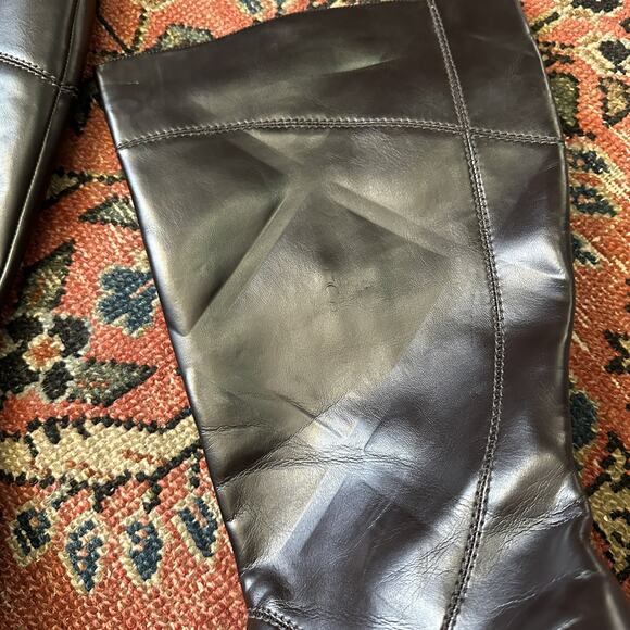 Naturalizer Dark Brown Heeled Kiersten Boot mid-calf high Wide Shaft Size 8.5 - Picture 8 of 10